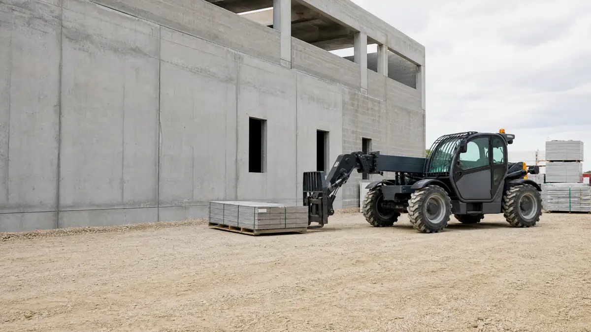 Telehandlers jobsite access in Norfolk